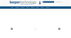 Desktop Screenshot of keepertech.com